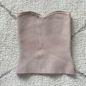 Babaton Sculpt Knit Sweetheart Tube Top